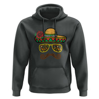 Cinco De Mayo Hoodie Funny Sombrero Face Fiesta Party Mexico Costume - Wonder Print Shop