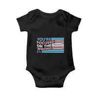 Funny You're Focused On The Wrong 1% Baby Onesie Bi Transgender LGBT