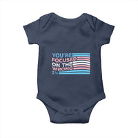 Funny You're Focused On The Wrong 1% Baby Onesie Bi Transgender LGBT