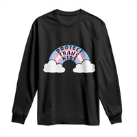Funny Protect Trans Kids Long Sleeve Shirt LGBT Pride Rainbow