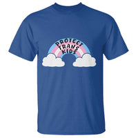 Funny Protect Trans Kids T Shirt LGBT Pride Rainbow
