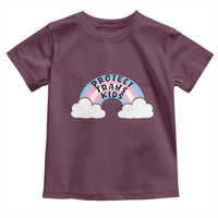 Funny Protect Trans Kids Toddler T Shirt LGBT Pride Rainbow