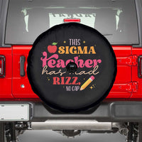Funny Rizz Teacher Spare Tire Cover This Sigma Teacher Has Mad Rizz No Cap
