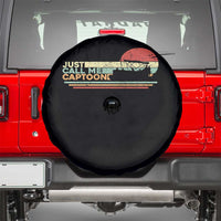 Funny Just Call Me Captoon Spare Tire Cover Pontoon Boat Captain