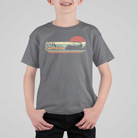 Funny Just Call Me Captoon T Shirt For Kid Pontoon Boat Captain