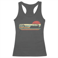 Funny Just Call Me Captoon Racerback Tank Top Pontoon Boat Captain