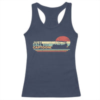 Funny Just Call Me Captoon Racerback Tank Top Pontoon Boat Captain