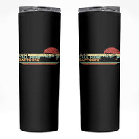 Funny Just Call Me Captoon Skinny Tumbler Pontoon Boat Captain