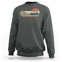 Funny Just Call Me Captoon Sweatshirt Pontoon Boat Captain