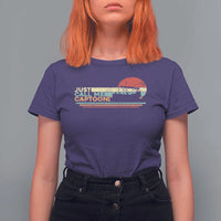 Funny Just Call Me Captoon T Shirt For Women Pontoon Boat Captain