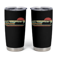 Funny Just Call Me Captoon Tumbler Cup Pontoon Boat Captain