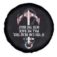 Funny Boating Captain Spare Tire Cover If You Can Read This Pull Me Back Into The Boat