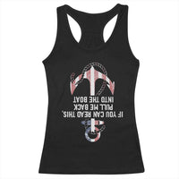 Funny Boating Captain Racerback Tank Top If You Can Read This Pull Me Back Into The Boat