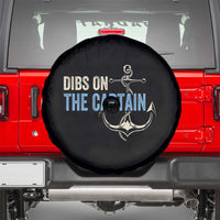 Funny Dibs On The Captain Spare Tire Cover Boating Boat Lover Anchor