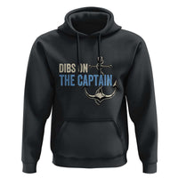 Funny Dibs On The Captain Hoodie Boating Boat Lover Anchor