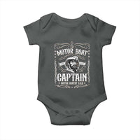 Funny Motor Boat Captain Baby Onesie Pontoon Boating Motor Boatin Lake