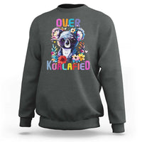 Funny Koala Sweatshirt Over Koalafied Cute Colorful Bear - Wonder Print Shop