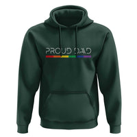 LGBTQ Gay Pride Hoodie Proud Dad Father's Day LGBT Flag - Wonder Print Shop