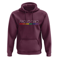 LGBTQ Gay Pride Hoodie Proud Dad Father's Day LGBT Flag - Wonder Print Shop