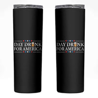 Funny 4th Of July Drinking Skinny Tumbler Day Drunk For American - Wonder Print Shop