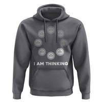 Checkers Lover Hoodie I Am Thinking Board Game Draughts Player - Wonder Print Shop