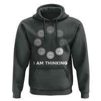 Checkers Lover Hoodie I Am Thinking Board Game Draughts Player - Wonder Print Shop