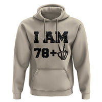 Funny 80th Birthday Hoodie I Am 79 Plus 80 Years Old Skull - Wonder Print Shop