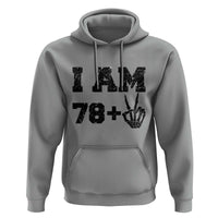 Funny 80th Birthday Hoodie I Am 79 Plus 80 Years Old Skull - Wonder Print Shop