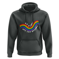 No Kings But Yas Queens LGBTQ Pride Retro Rainbow Hoodie