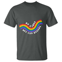 No Kings But Yas Queens LGBTQ Pride Retro Rainbow T Shirt