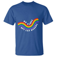 No Kings But Yas Queens LGBTQ Pride Retro Rainbow T Shirt
