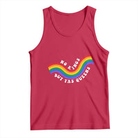 No Kings But Yas Queens LGBTQ Pride Retro Rainbow Tank Top