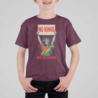 No Kings But Yas Queens T Shirt For Kid Statue Of Liberty LGBTQ Pride Ally Pride