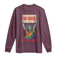 No Kings But Yas Queens Long Sleeve Shirt Statue Of Liberty LGBTQ Pride Ally Pride