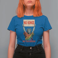 No Kings But Yas Queens T Shirt For Women Statue Of Liberty LGBTQ Pride Ally Pride