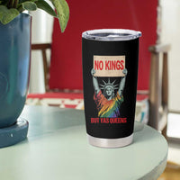 No Kings But Yas Queens Tumbler Cup Statue Of Liberty LGBTQ Pride Ally Pride