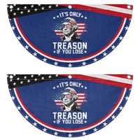 It Is Only Treason If You Lose George Washington Patriotic Fan Flag Funny 4th of July Vintage American Flag