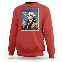 George Washington America's 1st Influencer Sweatshirt Funny Founding Father USA