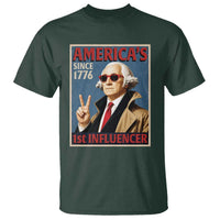 George Washington America's 1st Influencer T Shirt Funny Founding Father USA