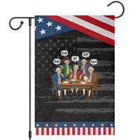 Founding Fathers 67 Bruh Sigma Patriotic Garden Flag Funny US History Meme
