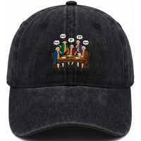 Founding Fathers 67 Bruh Sigma Washed Cotton Baseball Cap Funny US History Meme