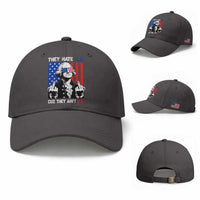 They Hate US Cuz They Ain't US Baseball Cap George Washington 4th of July