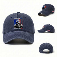 They Hate US Cuz They Ain't US Washed Cotton Baseball Cap George Washington 4th of July