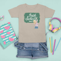 Back To School T Shirt For Kid Student Toddler Girl Green Board - Wonder Print Shop