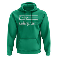 K Is For Kindergarten Hoodie Back To School Board Kinder Squad - Wonder Print Shop
