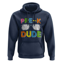 Pre-K Dude Hoodie First Day Of School Glasses Nerd - Wonder Print Shop