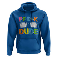 Pre-K Dude Hoodie First Day Of School Glasses Nerd - Wonder Print Shop