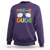 Pre-K Dude Sweatshirt First Day Of School Glasses Nerd - Wonder Print Shop