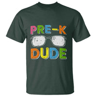Pre-K Dude T Shirt First Day Of School Glasses Nerd - Wonder Print Shop