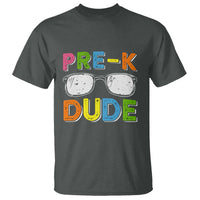 Pre-K Dude T Shirt First Day Of School Glasses Nerd - Wonder Print Shop